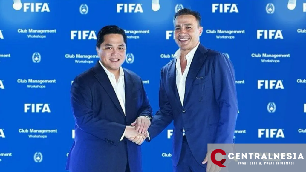 Erick Thohir menyambut kedatangan legenda sepak bola dunia di Indonesia
