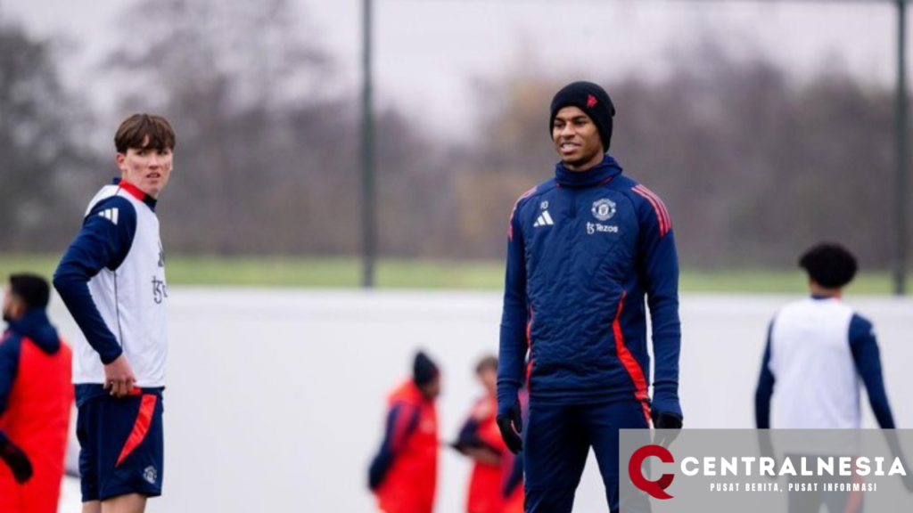 Rashford Bersemangat Menjalani Latihan Perdana MU di Bawah Kepemimpinan Amorim
