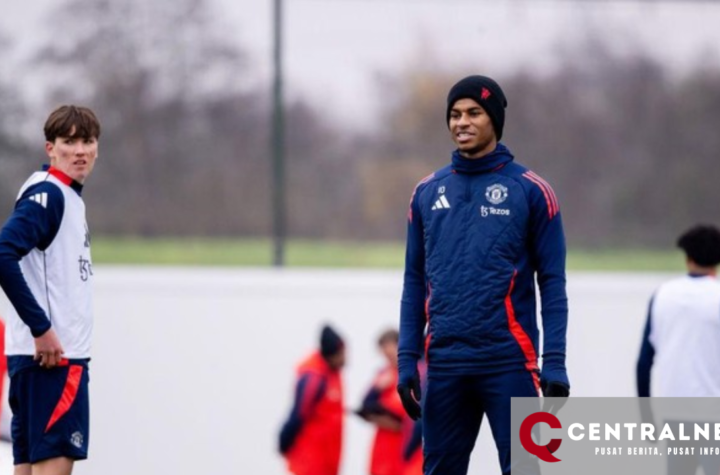 Rashford Bersemangat Menjalani Latihan Perdana MU di Bawah Kepemimpinan Amorim