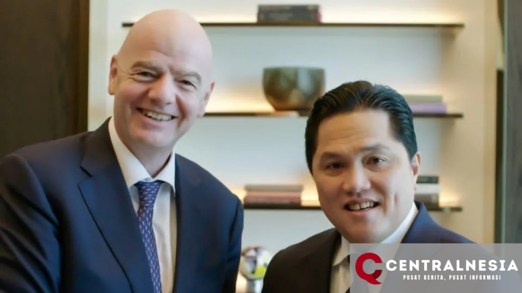 Erick Thohir Laporkan Progres Transformasi Sepak Bola Indonesia kepada Presiden FIFA Gianni Infantino